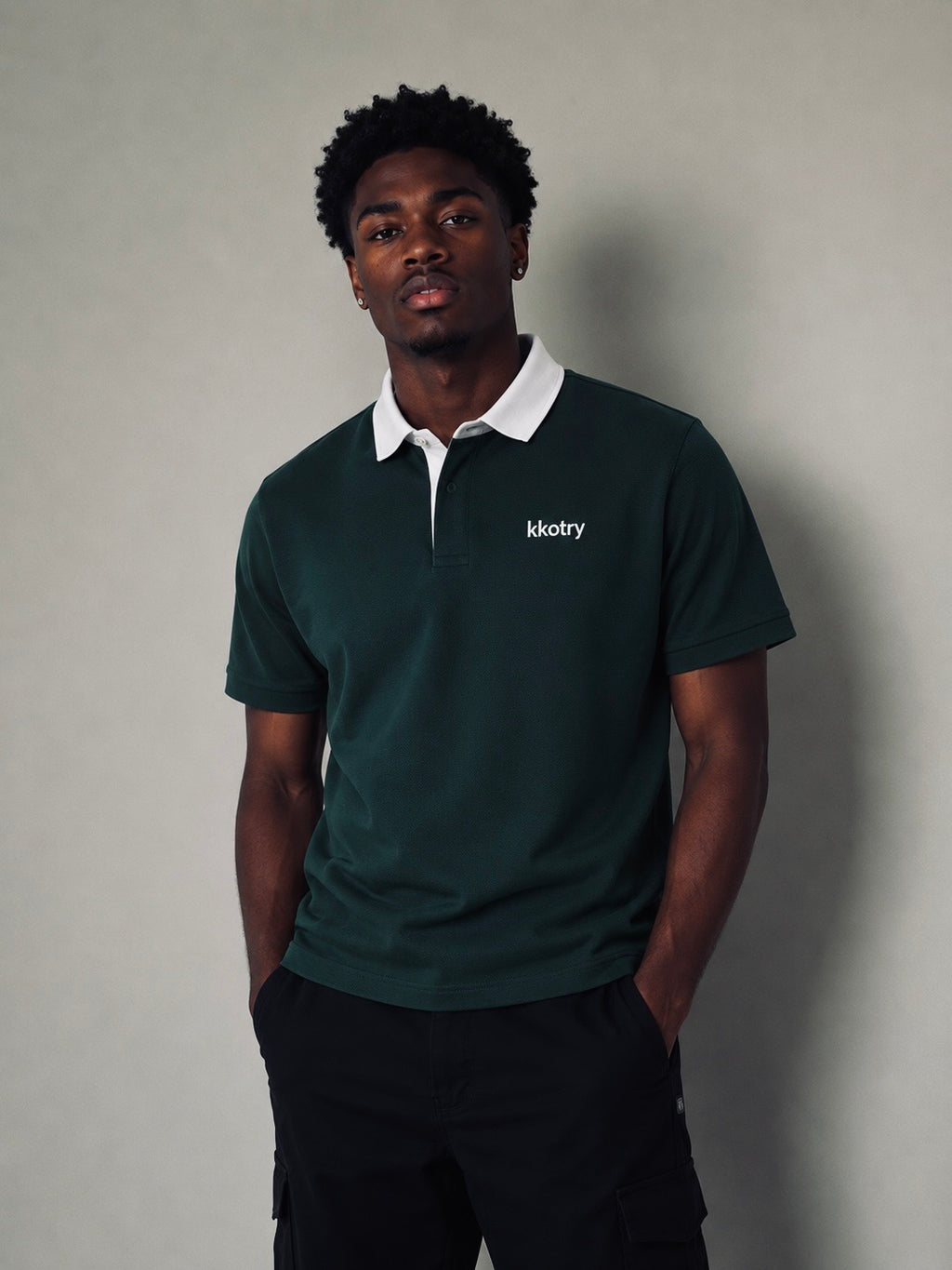 Kkotry polo -vert foncé