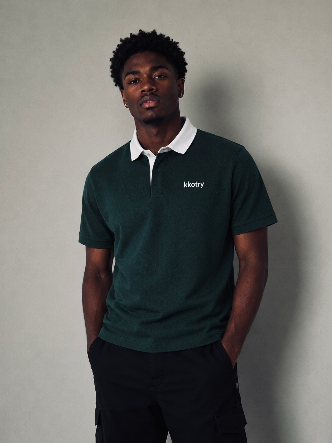 Kkotry polo -vert foncé